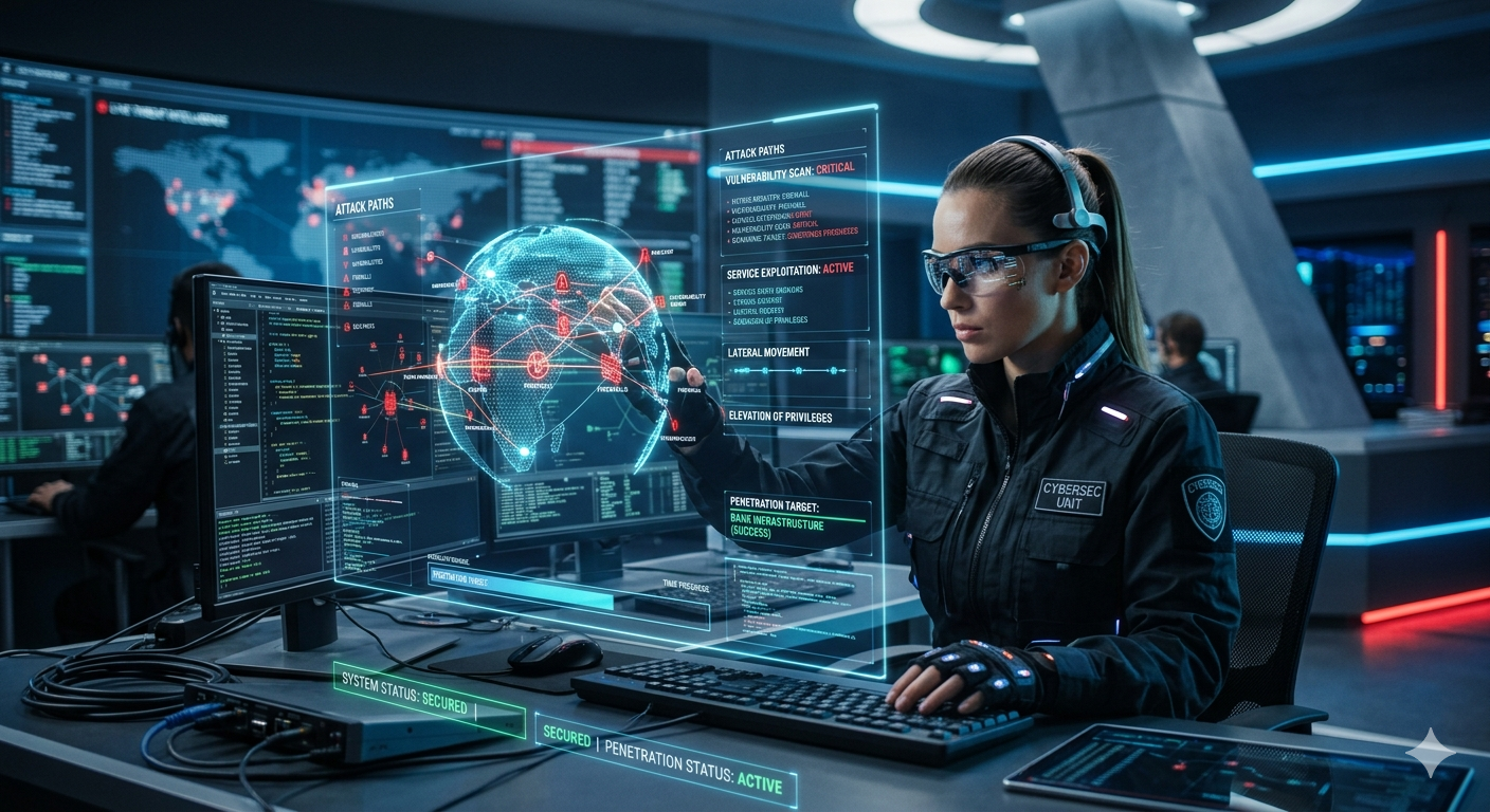 CyberOps penetration testing interface